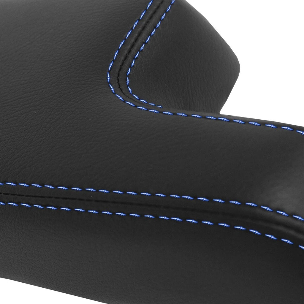 Center Console Armrest Cover for Honda Fit (2015–2019) Blue Stitch