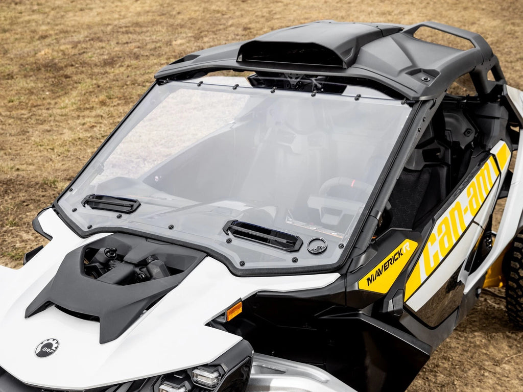 Scratch-Resistant Vented Full Windshield for Can-Am Maverick R (2024+)