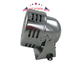 12V Electric Air Raid Horn for Car Truck Motorcycle (Chrome)