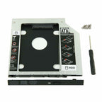 9.5mm Universal SATA 2nd HDD SSD Hard Drive Caddy for CD/DVD-ROM Optical Bay