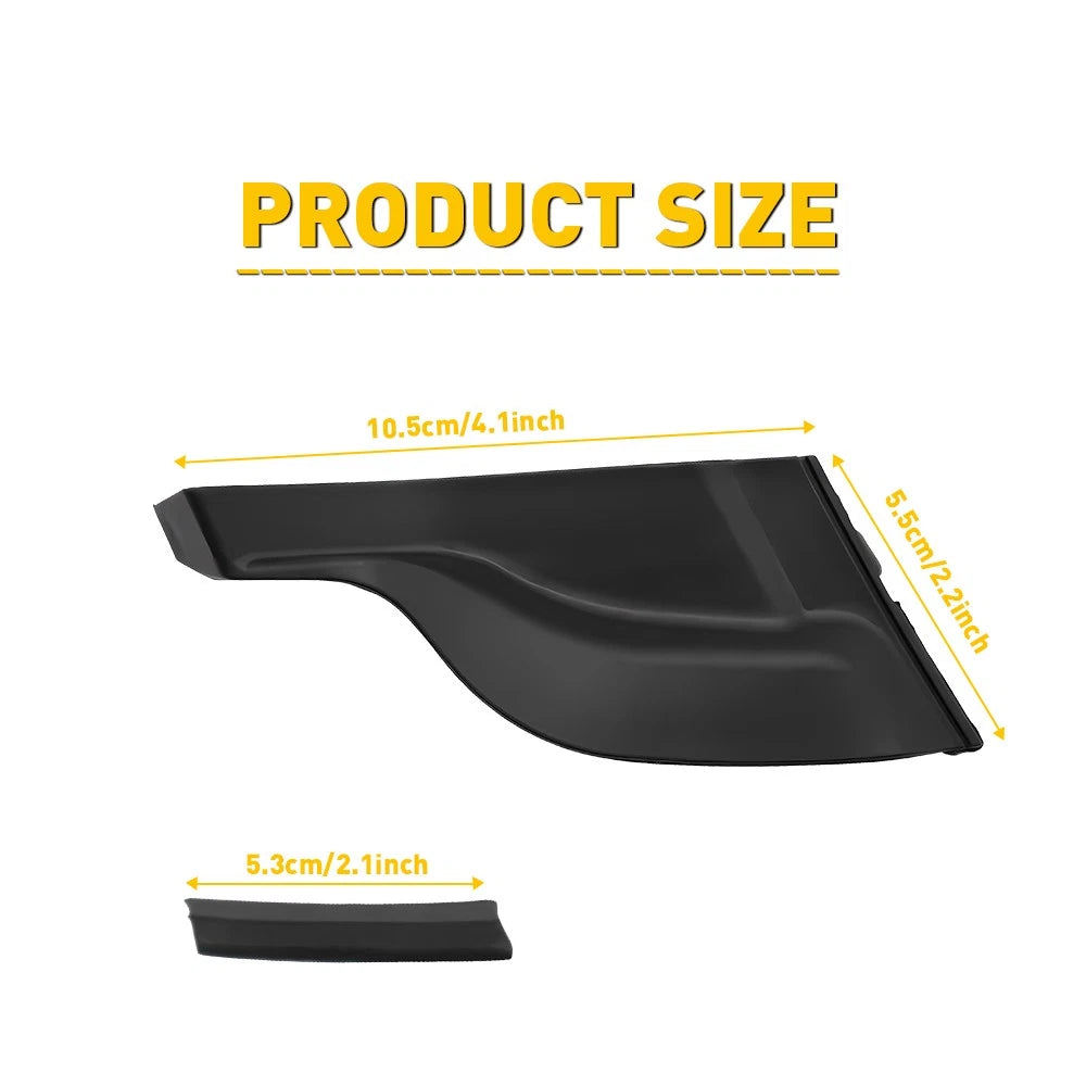 Front Wiper Windshield Side Cowl Extension Cover Trim for Toyota Prius (2010–2015)