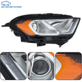 Halogen Headlight Chrome Passenger Side with LED DRL for Ford EcoSport (2018–2023)