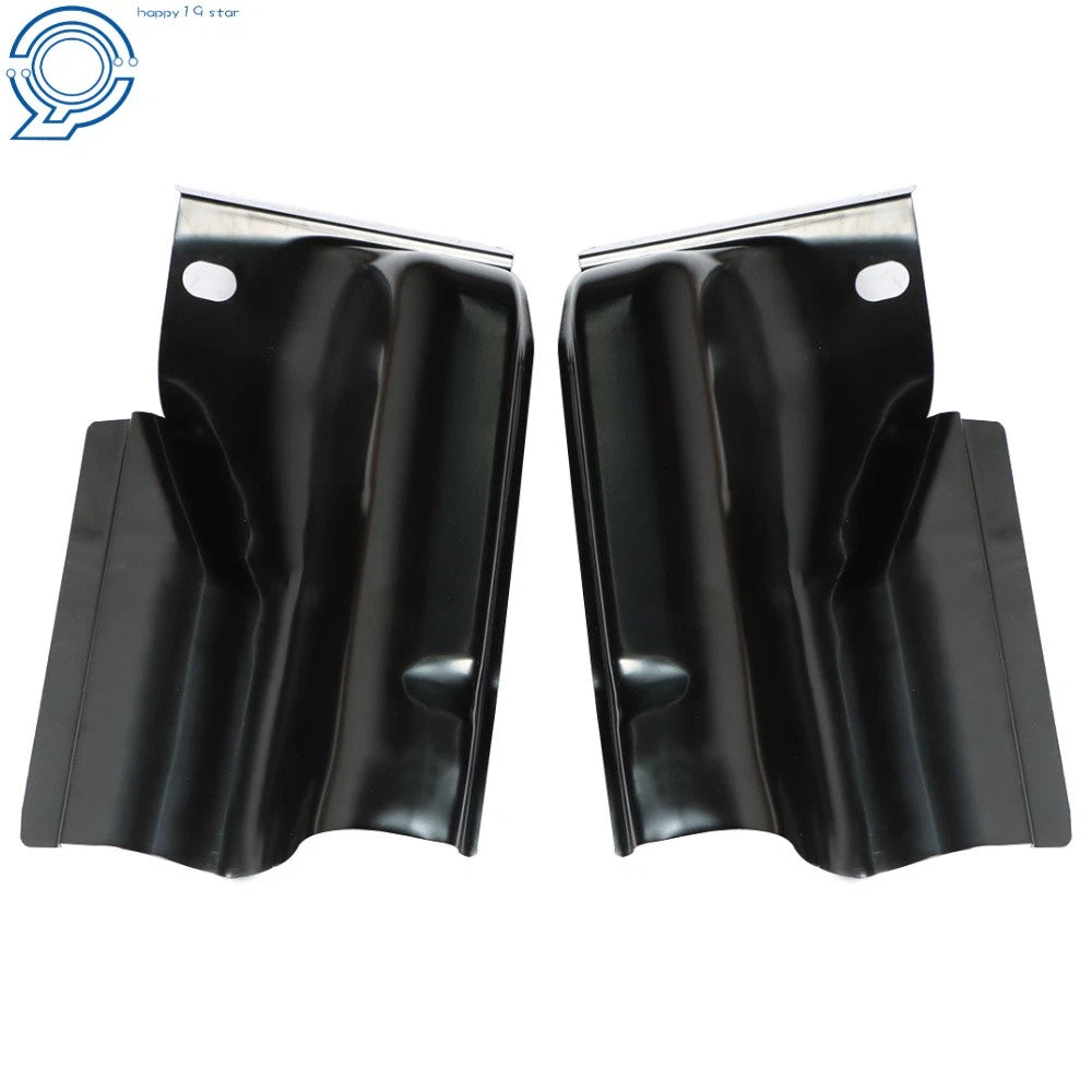 Set of 4 Black Steel Replacement Cab Corners for Ford F-150 (2009–2013)