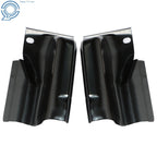 Set of 4 Black Steel Replacement Cab Corners for Ford F-150 (2009–2013)