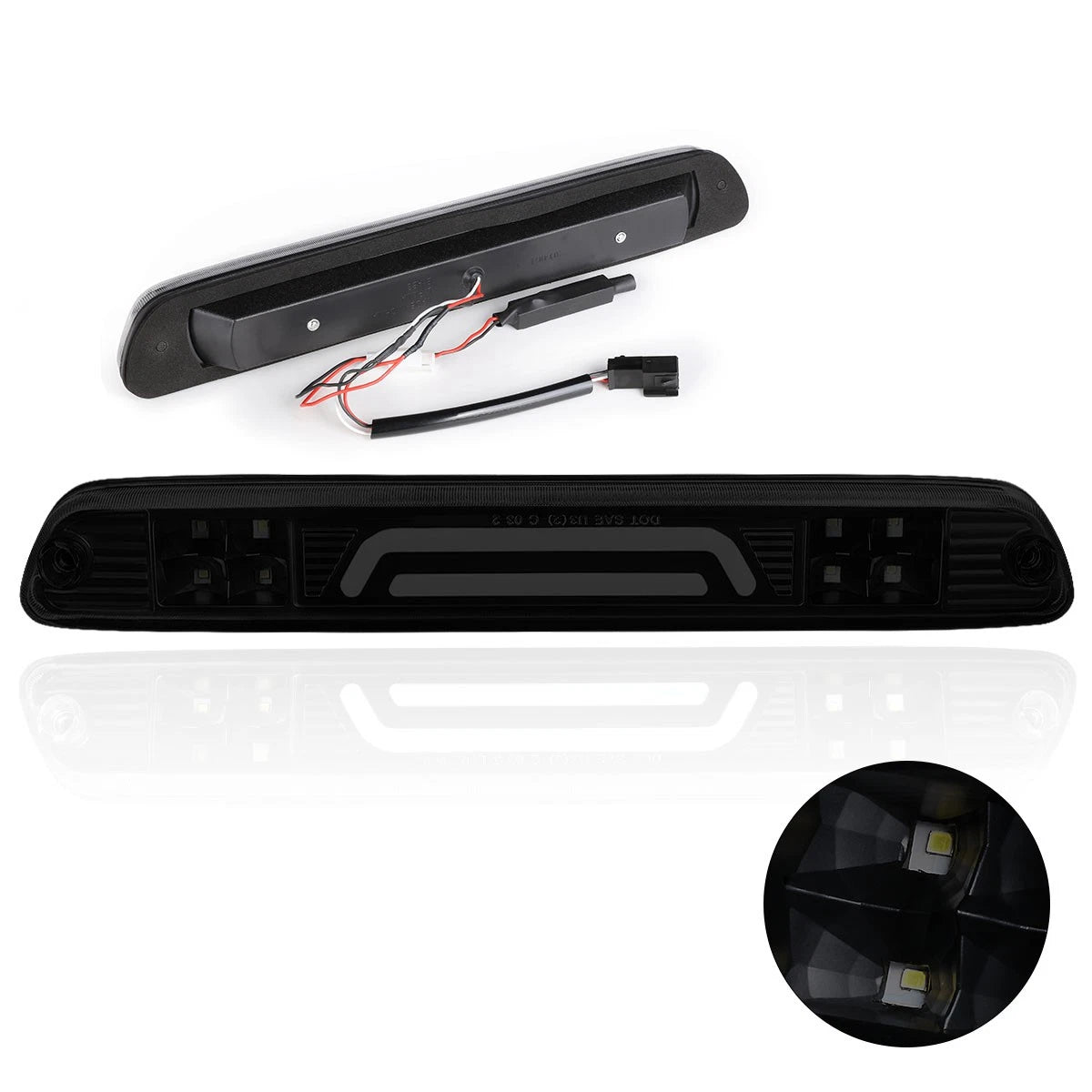 3D LED Bar 3rd Tail Brake Light for Colorado/Canyon (2004–2012)