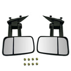 Pair Manual Towing Mirrors for Chevrolet Silverado Sierra 1500 2500 3500HD (2014–2023)