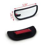 2X Adjustable Stick On Rear View Auxiliary Blind Spot Mirror Wide Angle for Car