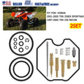 Set of 2 Carburetor Rebuild Kits for Honda Recon 250 Sportrax 250 TRX250EX (2001–2005)