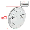 Locking Fuel Door Gas Tank Cap Cover for Hummer H2 (2003–2009) ALUMINUM