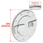 Locking Fuel Door Gas Tank Cap Cover for Hummer H2 (2003–2009) ALUMINUM