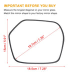 Heated Mirror Glass with Backing Plate for Honda CR-V (2007–2011)