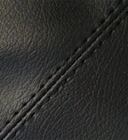 Front Door Panel Insert for Jetta (1999–2004) Black Leather Synthetic
