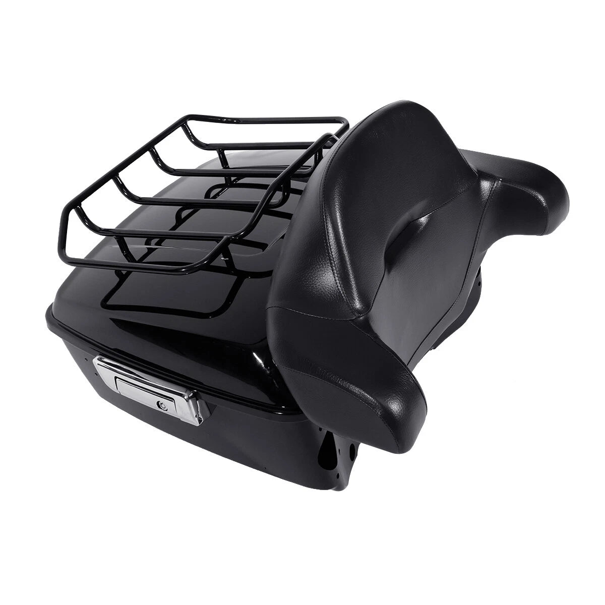 Trunk Backrest Pad Mount Rack for Harley Touring Glide (2009–2013)