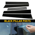 Window Door Pillar Post Trims for Honda Accord (2013–2017) Black EXV
