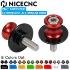 CNC Aluminum 8mm Swingarm Sliders Spools for Honda CBR600RR CBR1000RR (2004–2015)