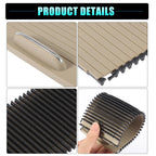 Center Console Roller Blind Cover Beige for Mercedes Benz C Class (2007–2015)