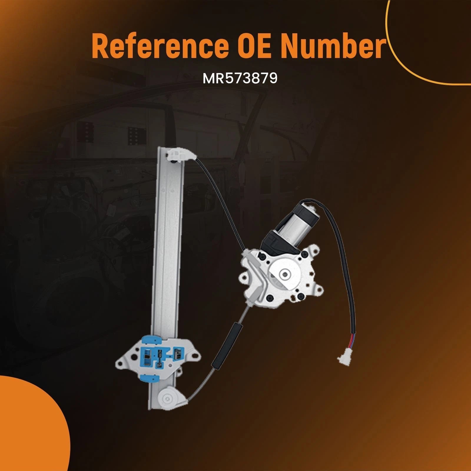 Electric Window Regulator with Motor for Mitsubishi Outlander (2003-2006)