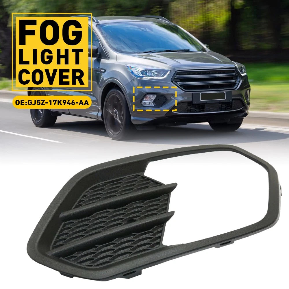 Bumper Fog Light Cover Bezel for Ford Escape Kuga (2017–2019)