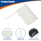 Rear Car Bumper Tow Hook Cover for Mercedes-Benz C-Class (2015–2021) No.A2048850226 White