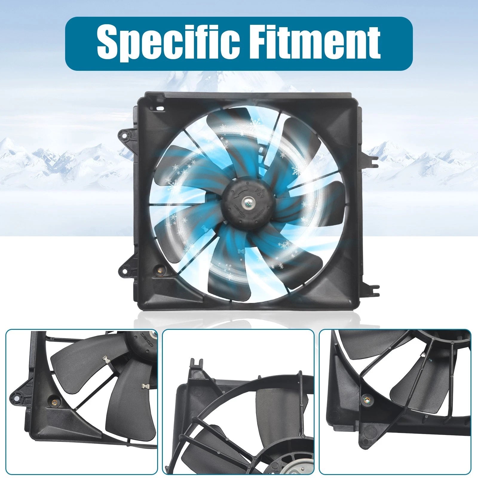 Radiator Cooling Fan Assembly for Suzuki SX4 (2009–2010)