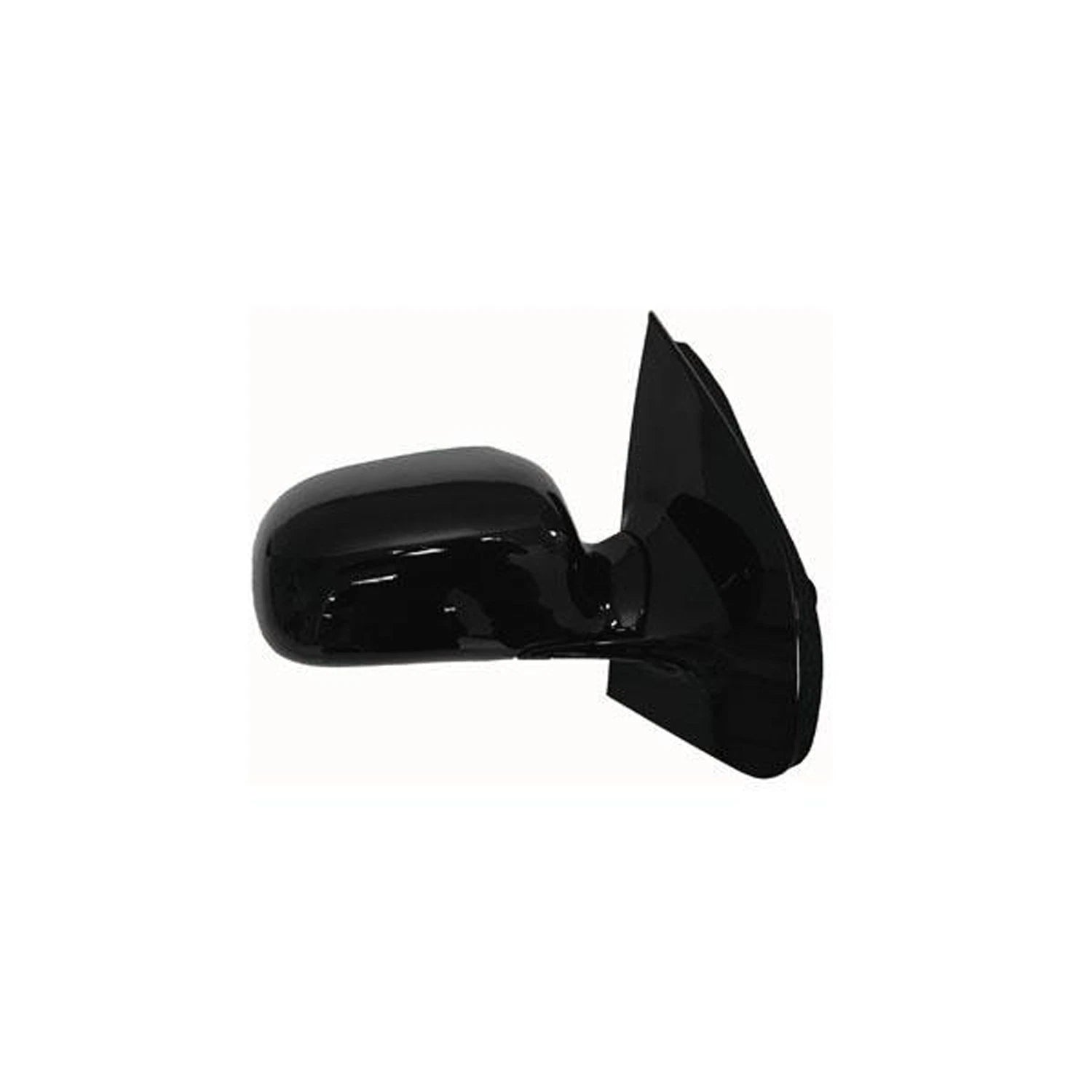 Replacement Black Gloss Passenger Power Door Mirror w/o Heated w/o Turn Signal