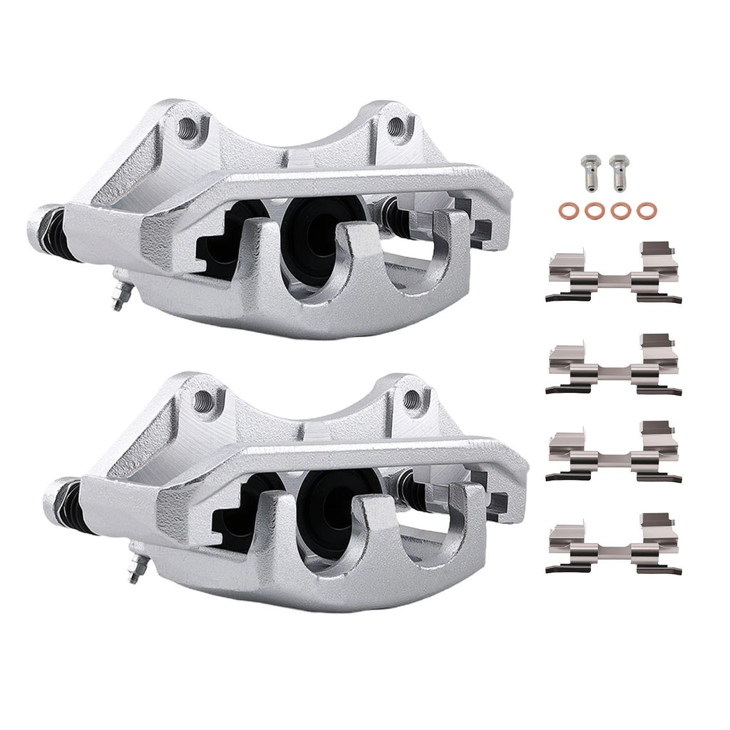 2X Front Disc Brake Calipers for Ford Explorer/Flex/Taurus Lincoln MKS MKT (2009–2019)