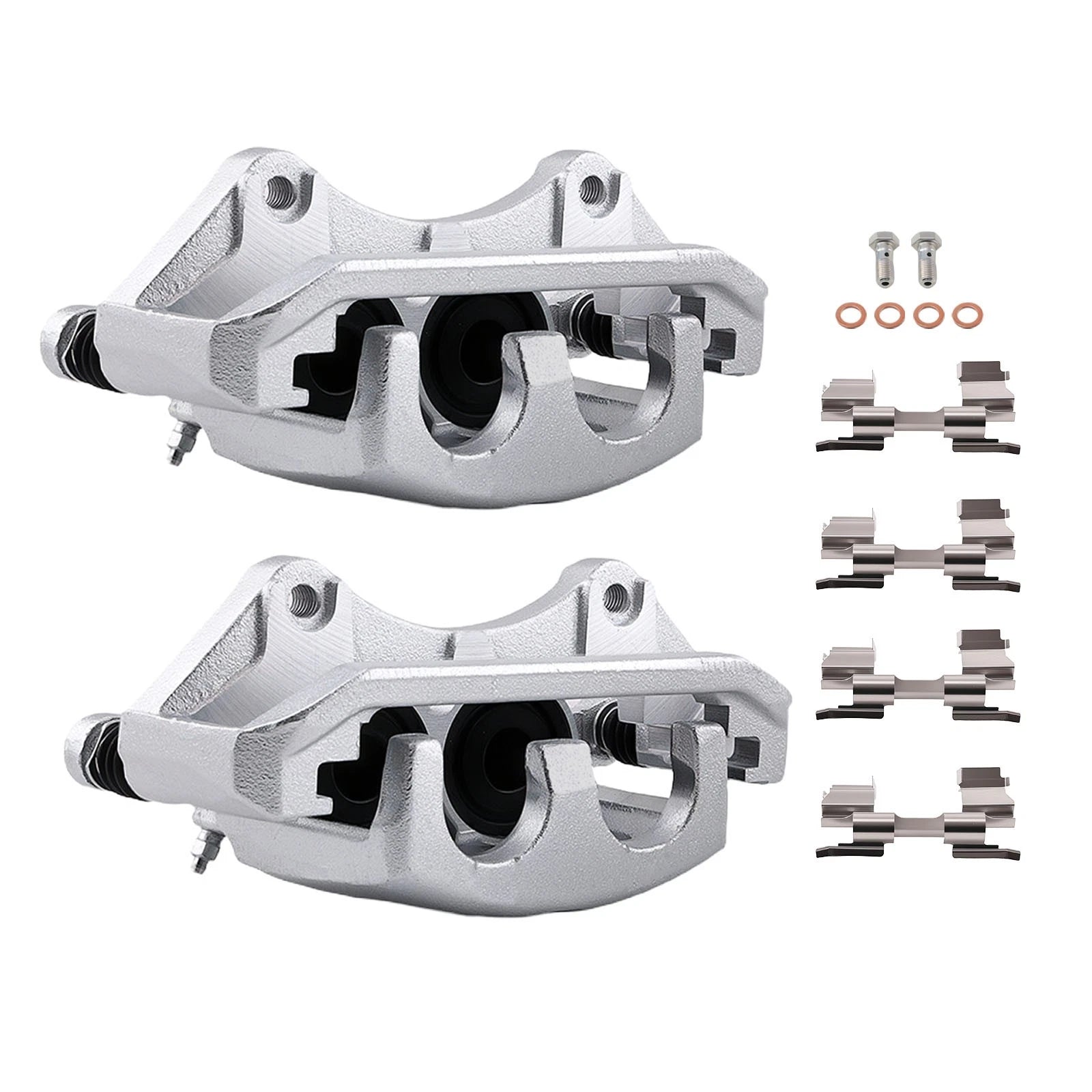 2X Front Disc Brake Calipers for Ford Explorer/Flex/Taurus Lincoln MKS MKT (2009–2019)