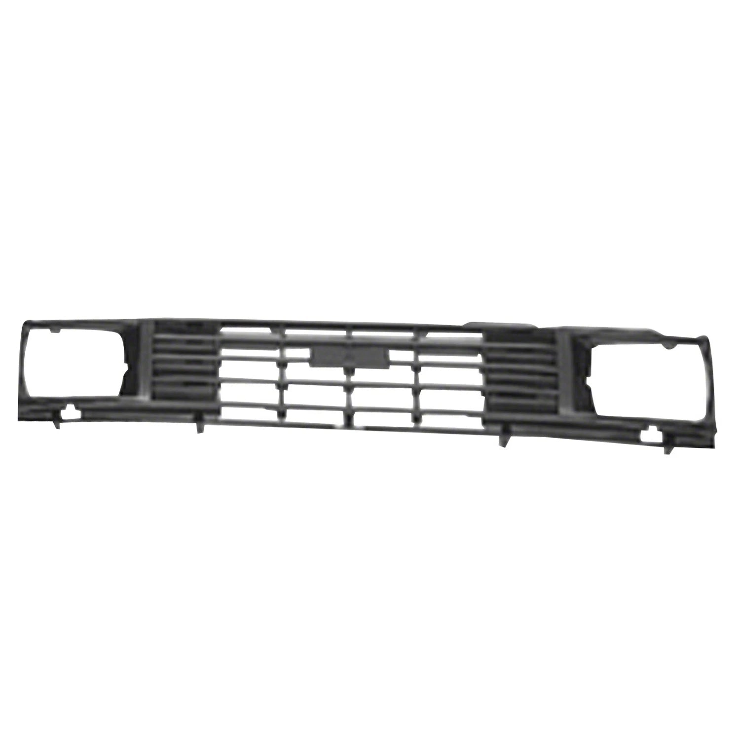 Replacement Front Driver Passenger Side Grille for Black Toyota Hilux (2005–2015)