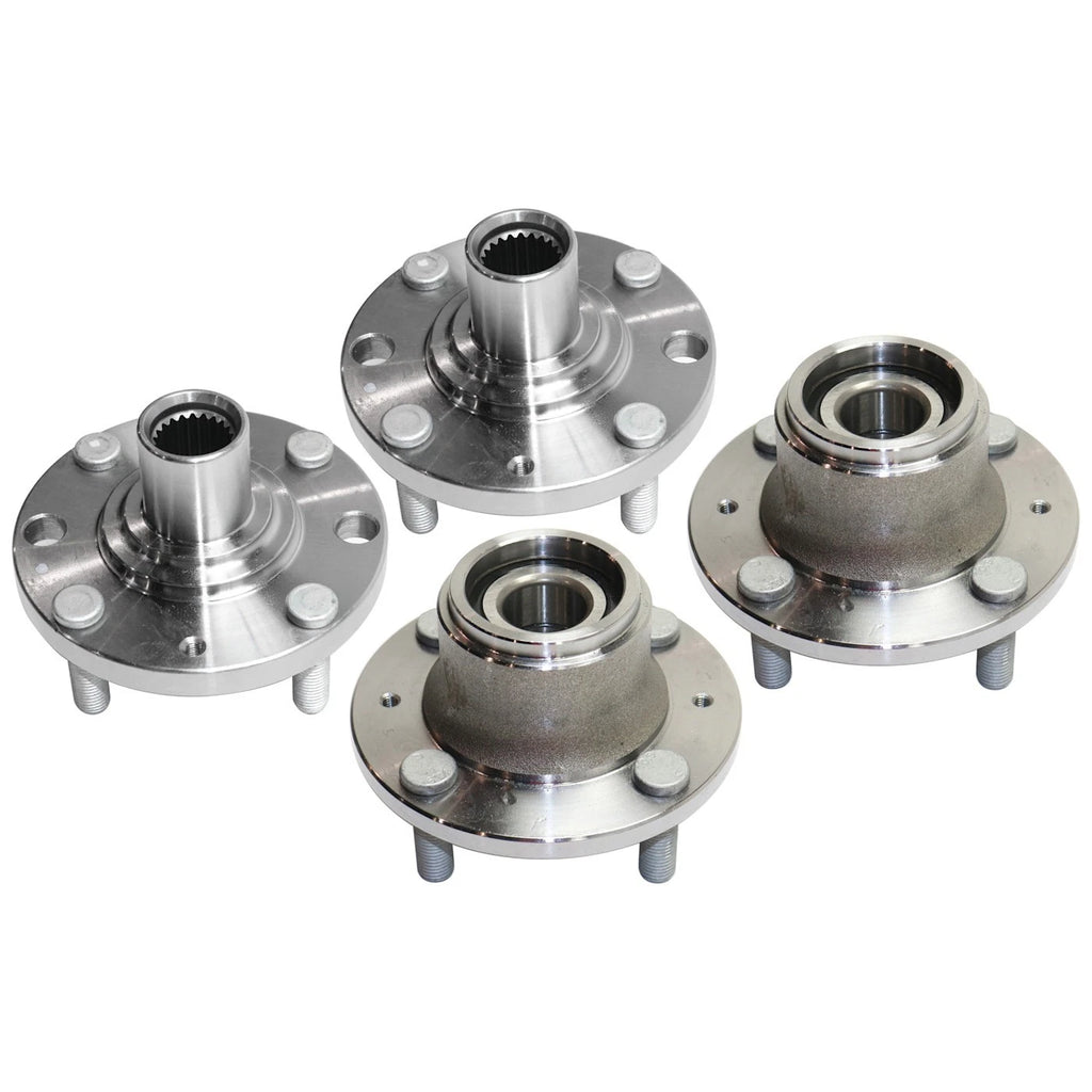 Wheel Hubs for Chevrolet Aveo (2004–2011) Front & Rear 4 Lug with Bearing