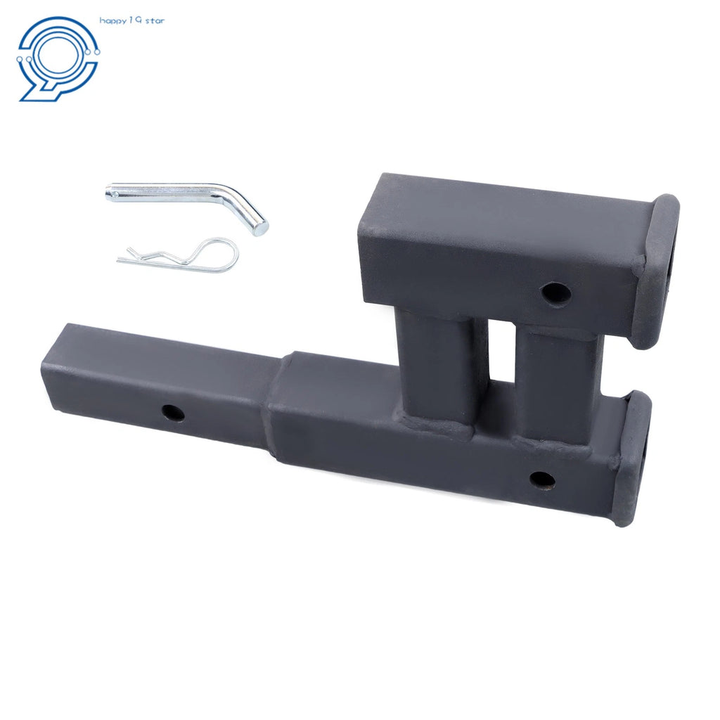 Dual 2" Trailer Hitch Receiver Adapter for Truck (4000LB)