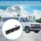 HVAC A/C Heater Climate Control Panel for Chevrolet Express 1500 2500 3500 4500 (2003–2021)