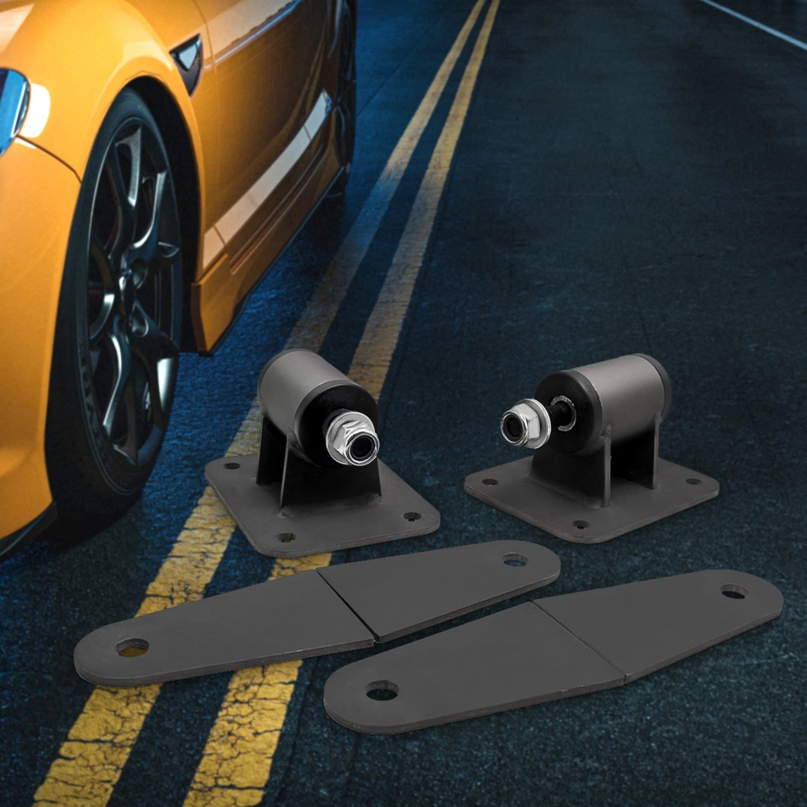 LS Engine Motor Mounts Conversion Swap Set for LS1 LS2 LS3 LS6 LS7