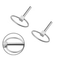 2X 4.5mm Stainless Steel Spring Safety Stop for Marine Hardware