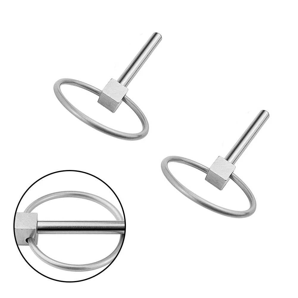 2X 4.5mm Stainless Steel Spring Safety Stop for Marine Hardware