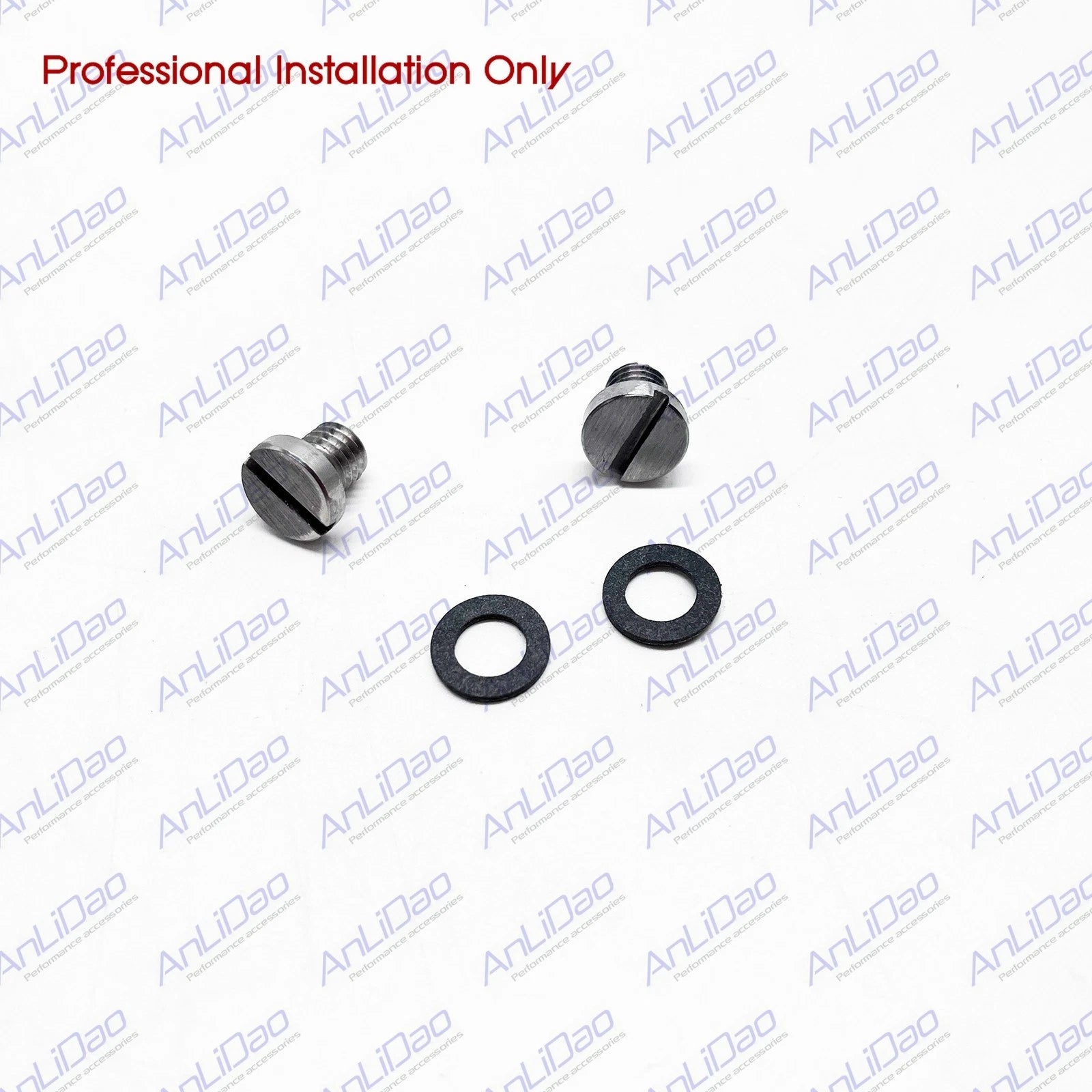 2Pcs Drain Fill Plug Screw & Gasket for Yamaha Outboard (18-2371, 90340-08002)
