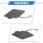 Tow Hook Eye Hole Cover Cap for BMW 3 F30 (2012–2015) Gray