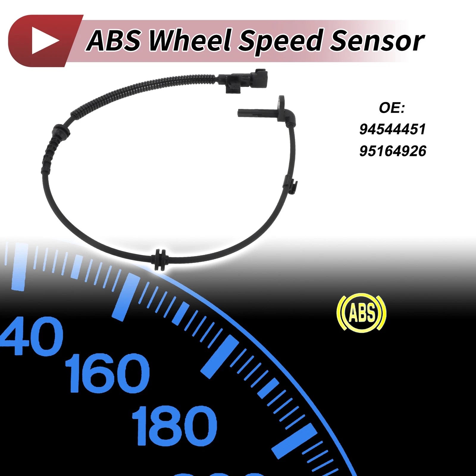 ABS Wheel Speed Sensor No. 94544451 for Chevrolet Sonic (2012–2020) Rear Right