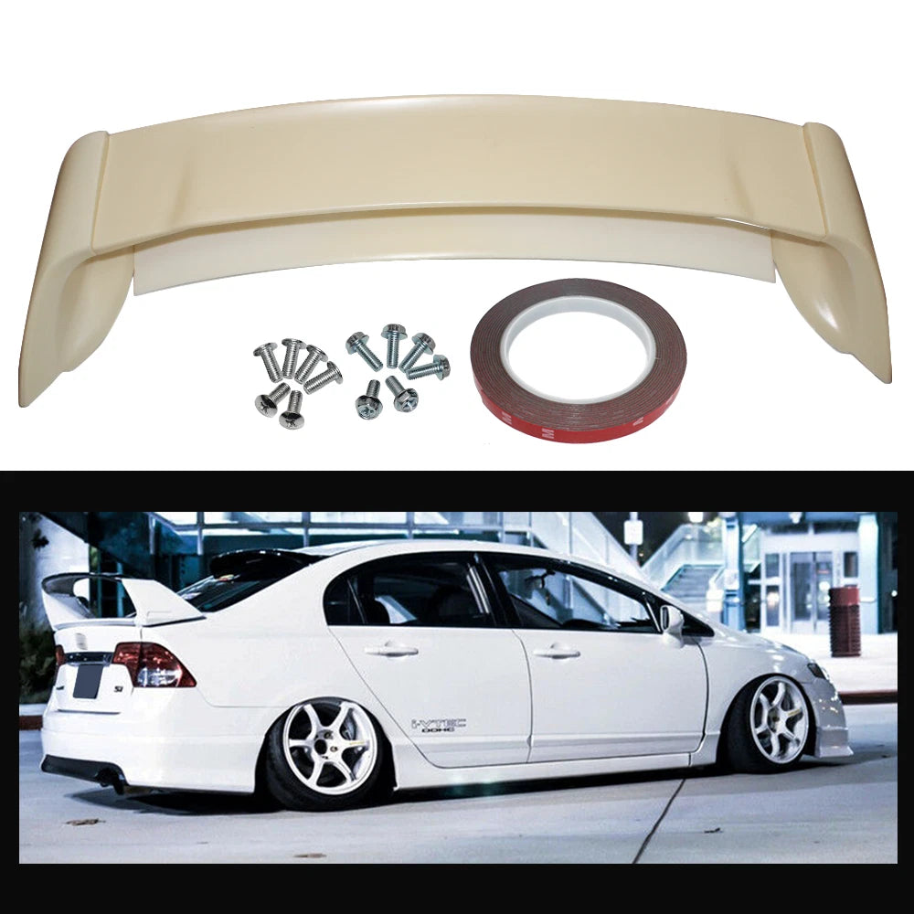 Mugen Style RR Trunk Wing Spoiler for Honda Civic 4DR Sedan (2006–2011)