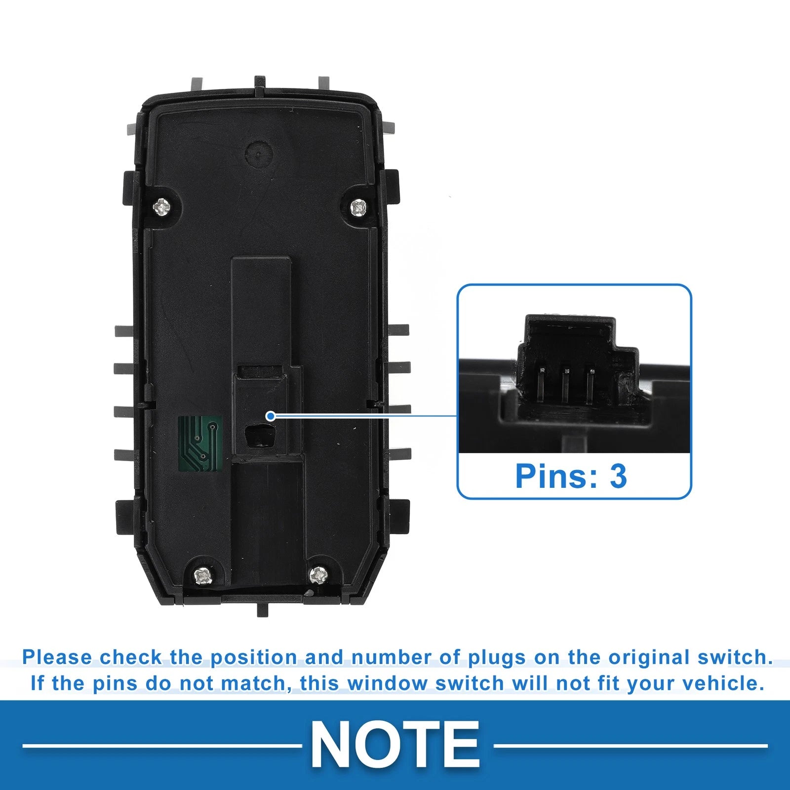 Power Window Switch for Mercedes-Benz S65 (2007–2013) No. 2229050109