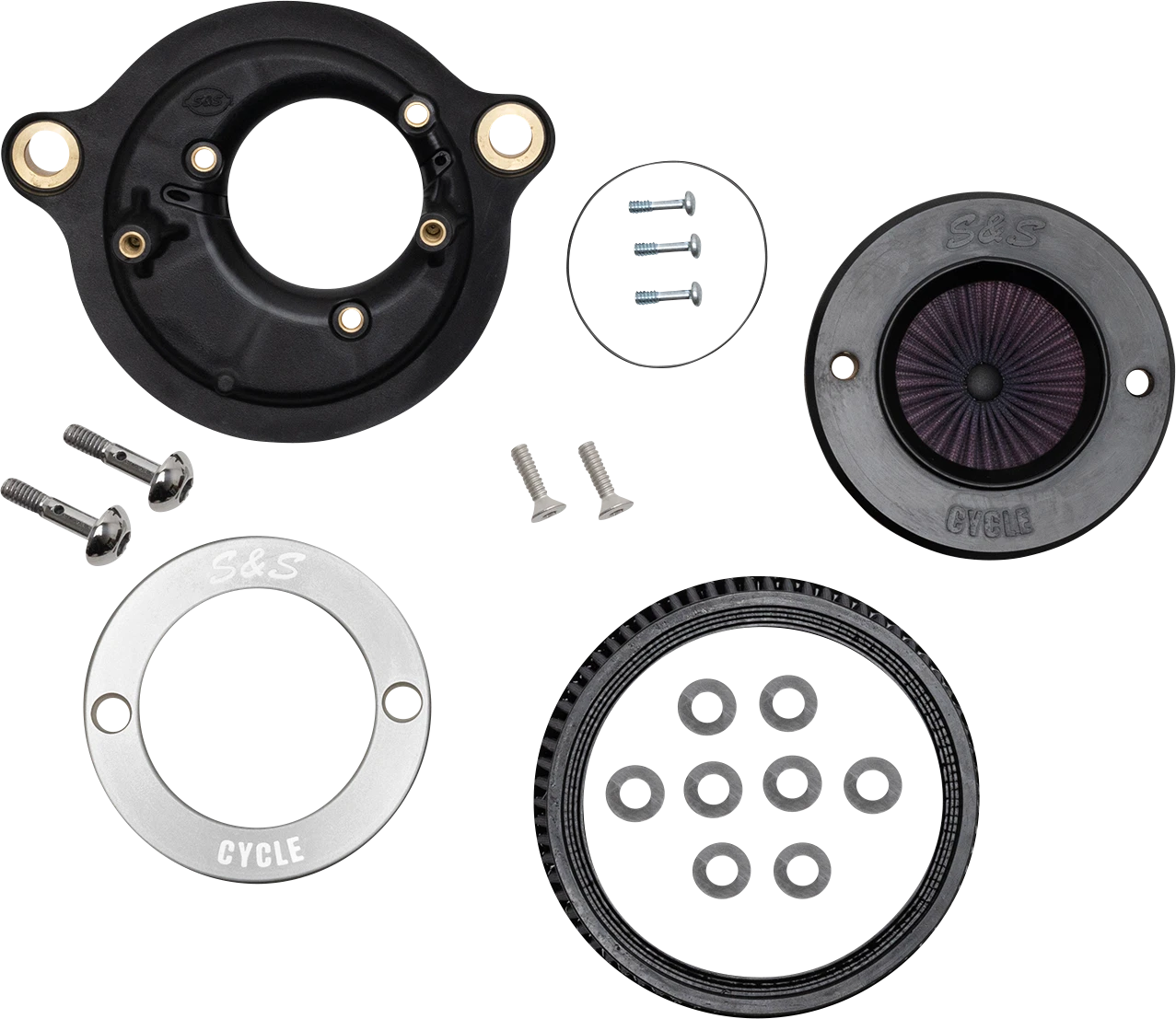S&S Air Stinger Stealth Air Cleaner Kit for Harley Touring Softail (2017–2023)