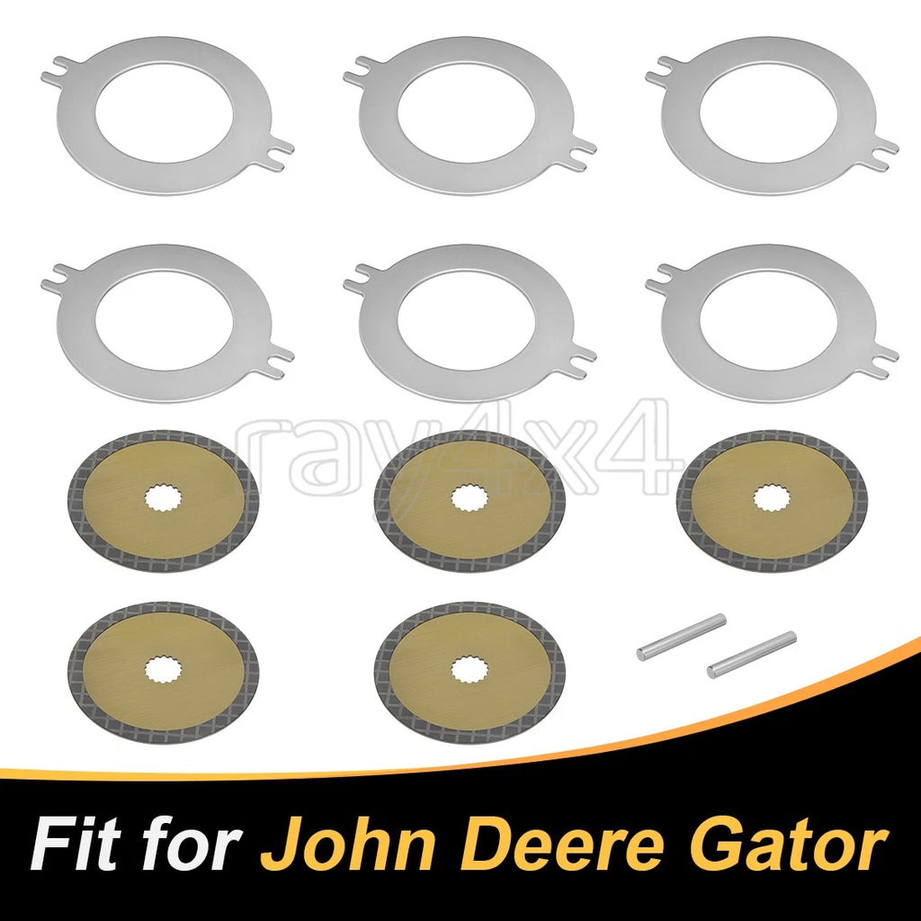 Wet Brake Disk Kit & Parking Brake Seal Kit for John Deere Gator (AM140806, AM148465)