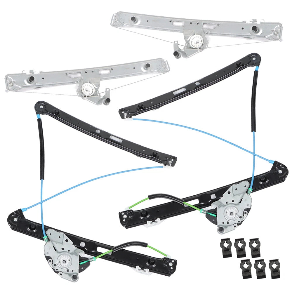 Set of 4 Power Window Regulators for BMW 325i (2001–2005)