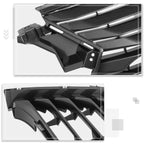 Grille for RX350/RX350L/RX450H (2016–2019) Horizontal Slats w/Badge Slot