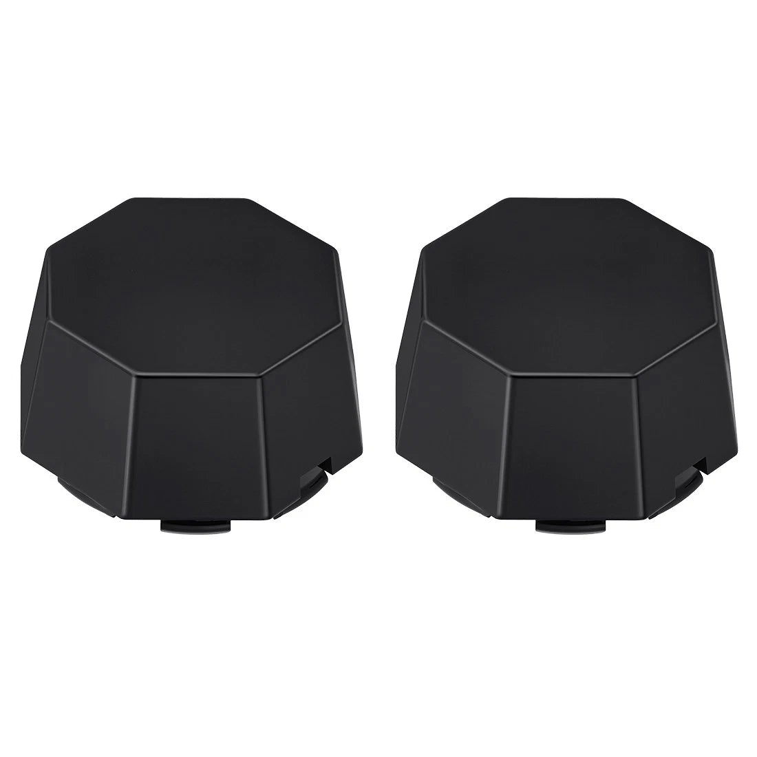 2 Matte Black Hub Caps for Polaris Sportsman 570 SP (2015–2025)