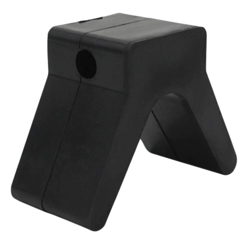 Non-Marking V-Style Rubber Bow Stop for Boat Trailers (Universal Fit)