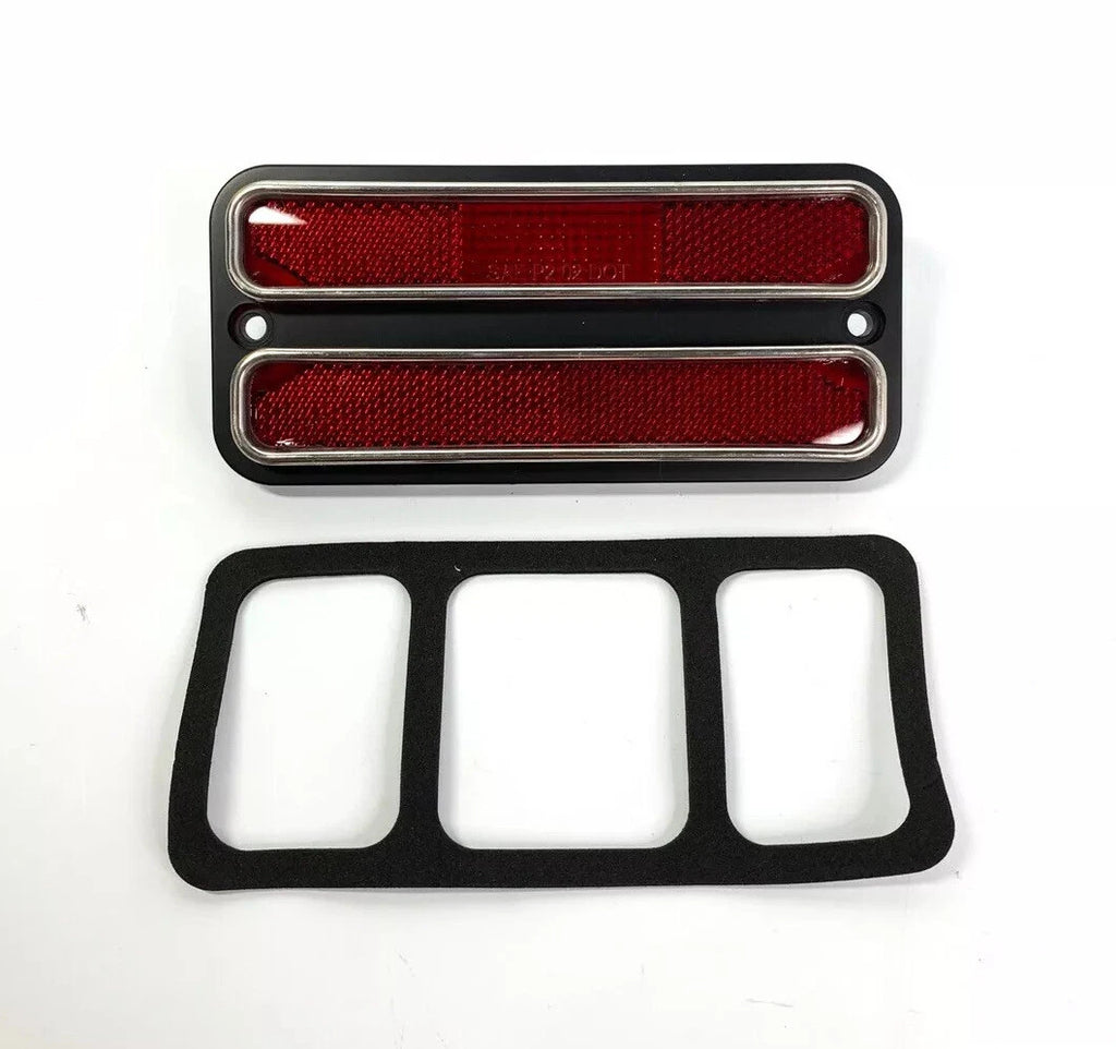 Side Marker Lights Red Pair for 1968-1972 Chevy GMC Truck Turn Signals