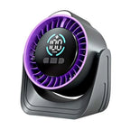 Rechargeable Small Desk Fan with 12-Hour Battery Life and LED Readout