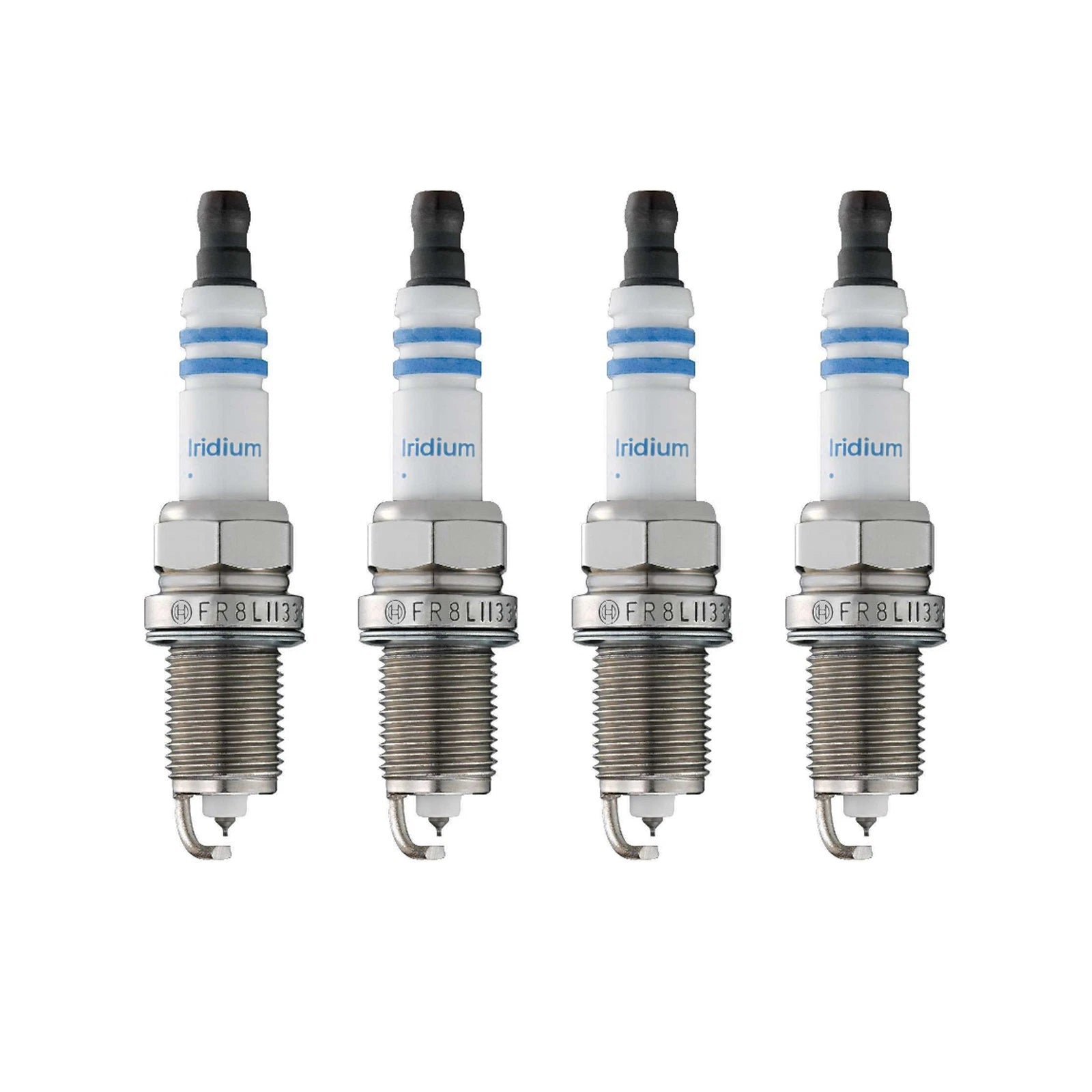 Set of 4 Bosch OE Pregapped Double Iridium Spark Plugs for L4 H4