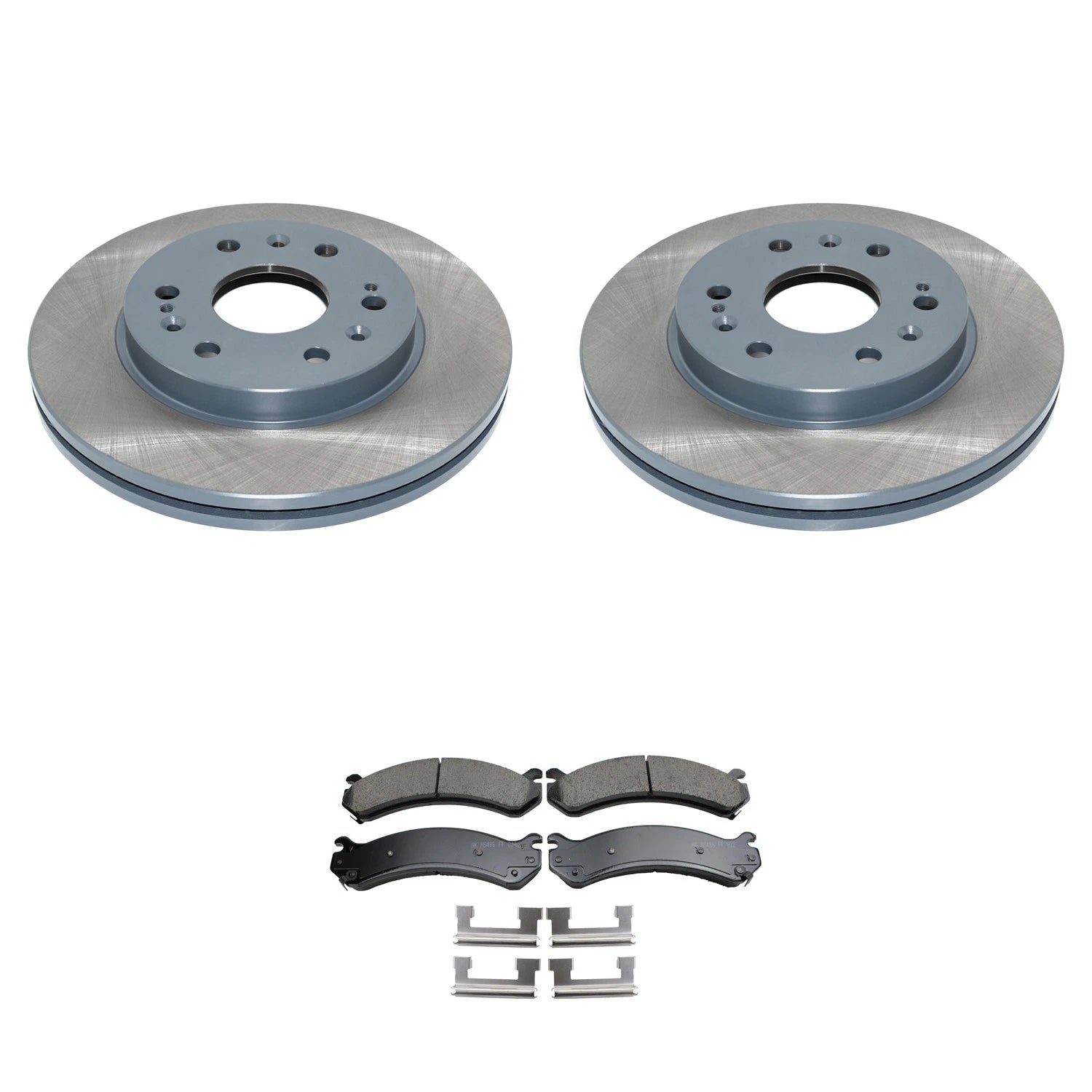 DuraGo Front Rotors & Akebono ProACT Ceramic Brake Pad Kit for Silverado 1500