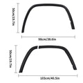 Set of 6 Wheel Arch Fender Flare Molding Trim for Jeep Grand Cherokee (2011–2016)